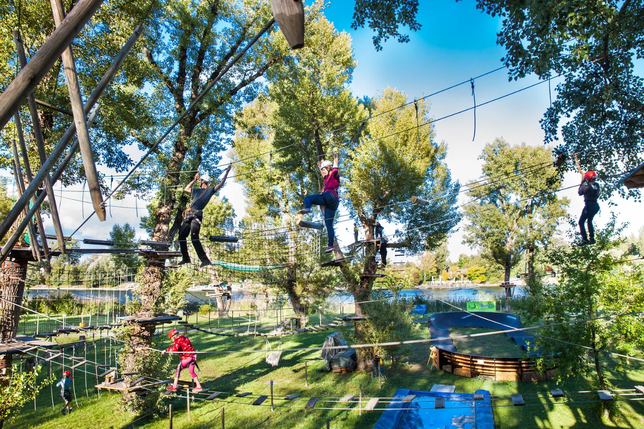 Hochseilklettergarten & Outdoor Escape im Gänsehäufelbad