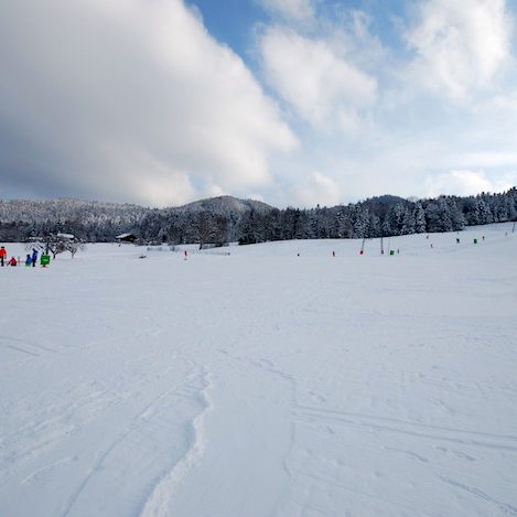Oberaschau Skihang Kinder